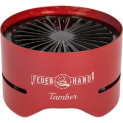 Feuerhand Tisch-Holzkohlegrill Tamber, Ruby Red -Optimal Grill Geschäft Feuerhand Tisch Holzkohlegrill Tamber Ruby Red@@1855413 2