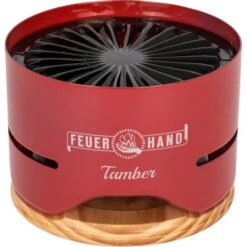 Feuerhand Tisch-Holzkohlegrill Tamber, Ruby Red -Optimal Grill Geschäft Feuerhand Tisch Holzkohlegrill Tamber Ruby Red@@1855413 3