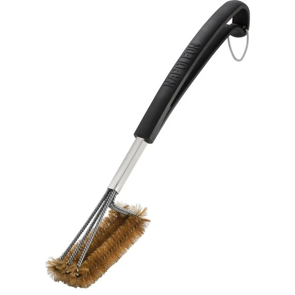 Napoleon Grillbürste Dreireihig, Mit Messingborsten, Grill-Reinigungsbürste 3 Napoleon Grillbürste Dreireihig, Mit Messingborsten, Grill-Reinigungsbürste
