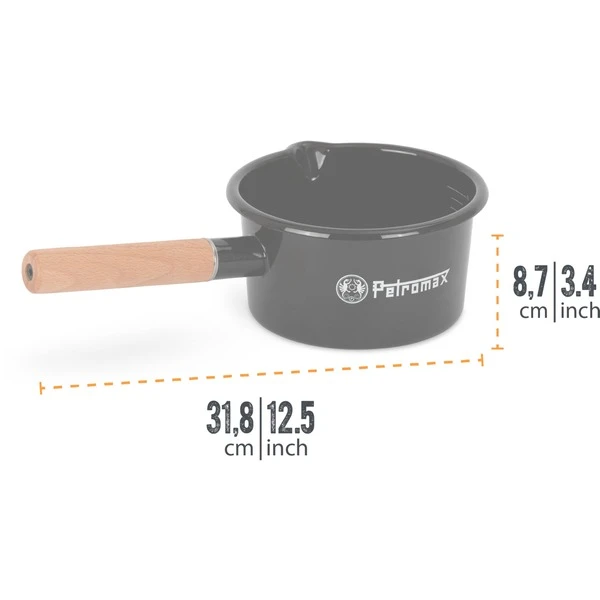 Petromax Emaille Stieltopf 1 Liter 4 Petromax Emaille Stieltopf 1 Liter – Bild 2