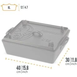 Petromax Kastenform Mit Deckel K12, Topf -Optimal Grill Geschäft Petromax Kastenform mit Deckel k12 Topf@@1914391 3