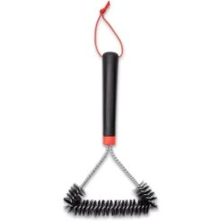 Weber Dreiseitige Grillbürste 6277, Mit Edelstahlborsten, 30cm, Grill-Reinigungsbürste -Optimal Grill Geschäft Weber Dreiseitige Grillb rste 6277 mit Edelstahlborsten 30cm Grill Reinigungsb rste@@1694212 2