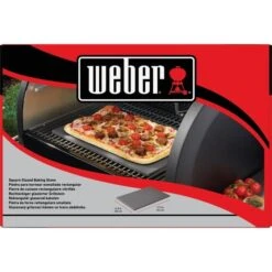 Weber Glasierter Pizzastein 18414, Eckig 44cm X 30cm -Optimal Grill Geschäft Weber Glasierter Pizzastein 18414 eckig 44cm x 30cm@@1808790 3