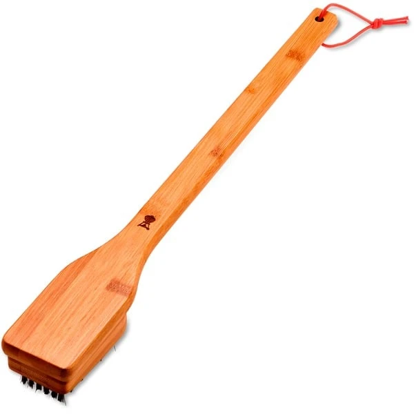 Weber Grillbürste Mit Bambus-Griff, 46cm, Grill-Reinigungsbürste – Bild 4